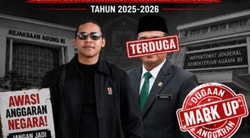 Kepala Kanwil Agama Sulbar Segera Dilaporkan ke Kejaksaan Agung RI dan Inspektorat Kemenag RI Buntut Dugaan Mark Up Anggaran Tata Usaha Tahun 2025-2026, DPN PERMAHI Wahyullah Arif sebagai Pelapo